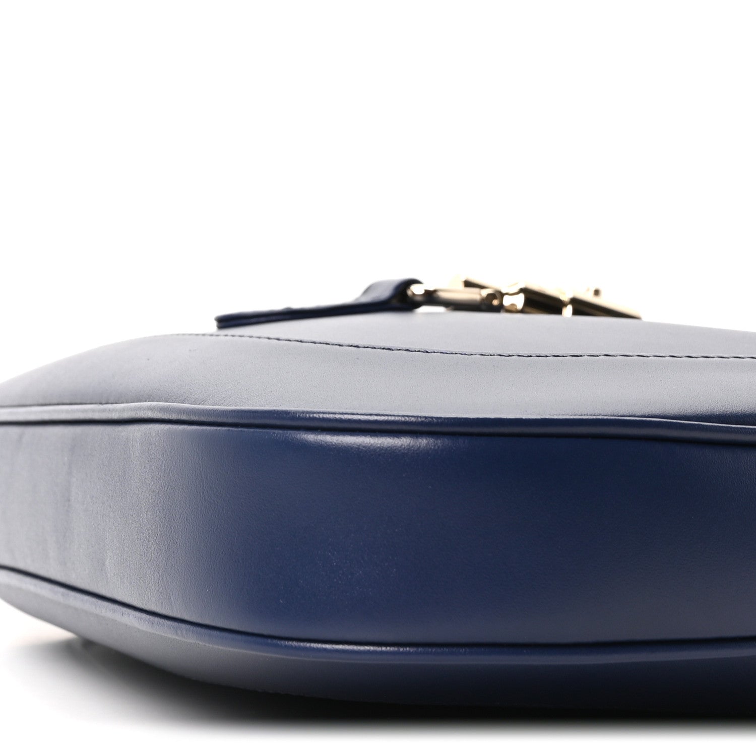 Gucci Sea Calfskin Web Medium Jackie 1961 Hobo Plastic Blue
