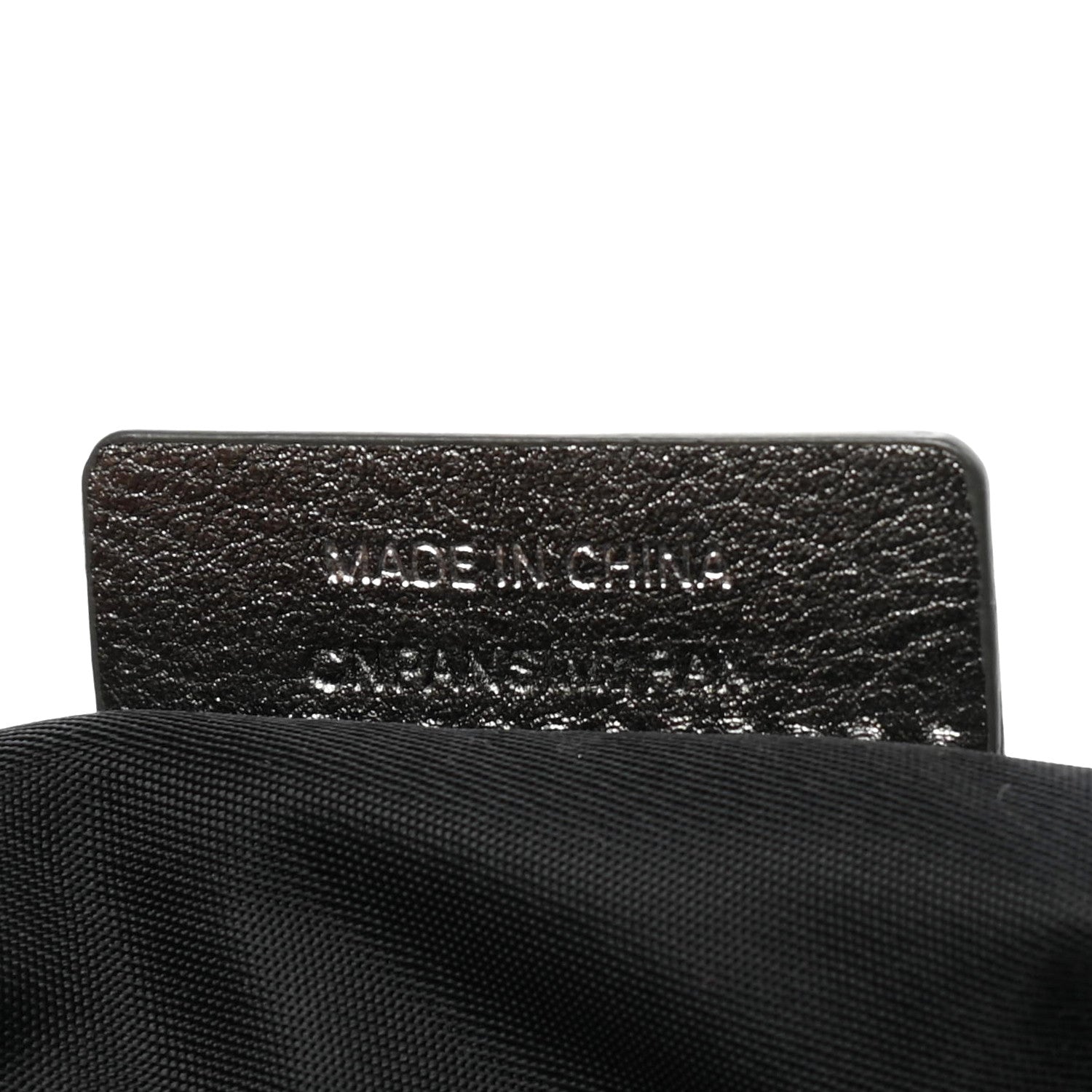 Burberry Metallic Calfskin Nova Check Cosmetic Pouch Silver 6 of 6