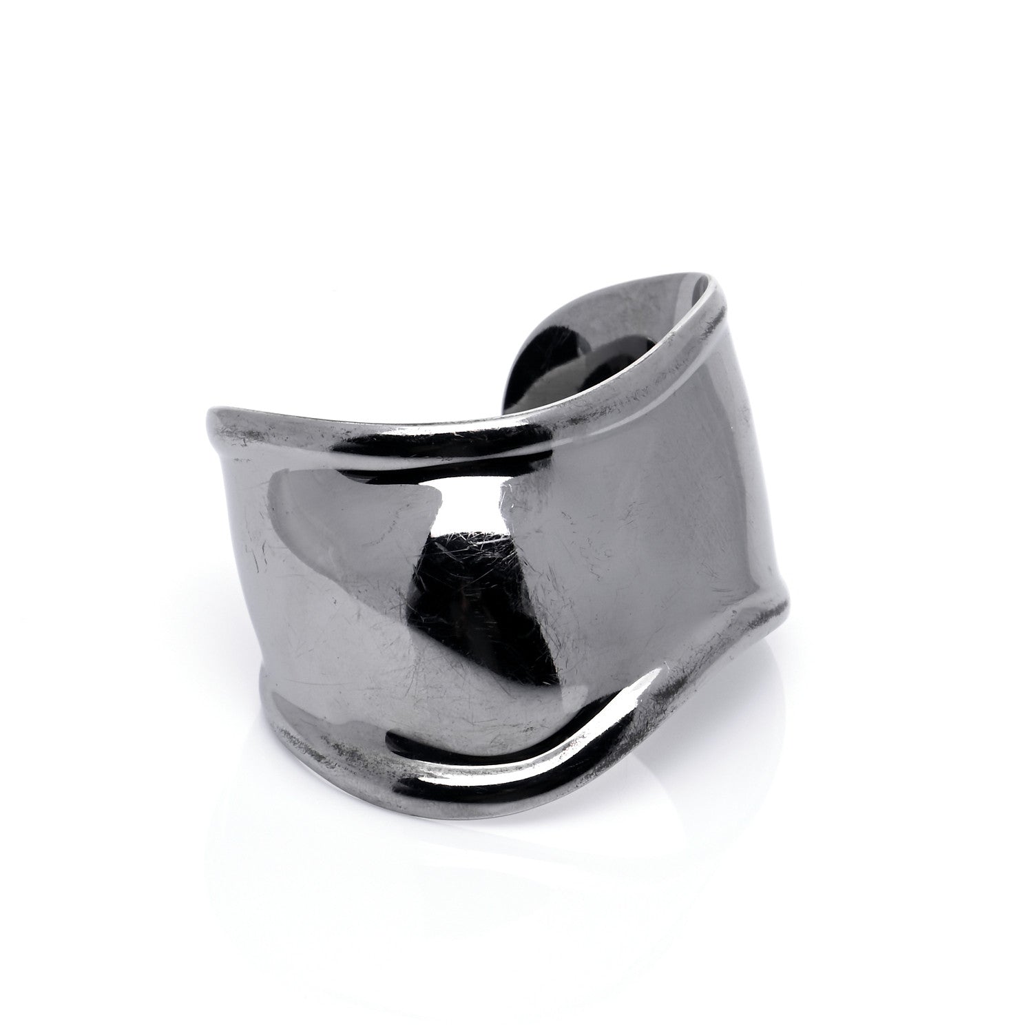 Tiffany Ruthenium Small Elsa Peretti Right Wrist Bone Cuff Bracelet 4 of 5
