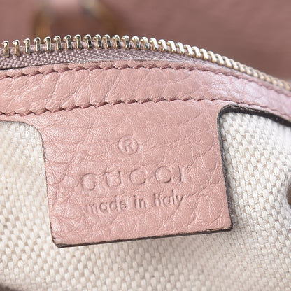 Gucci Pebbled Calfskin Medium Soho Chain Shoulder Bag Dark Cipria 6 of 14