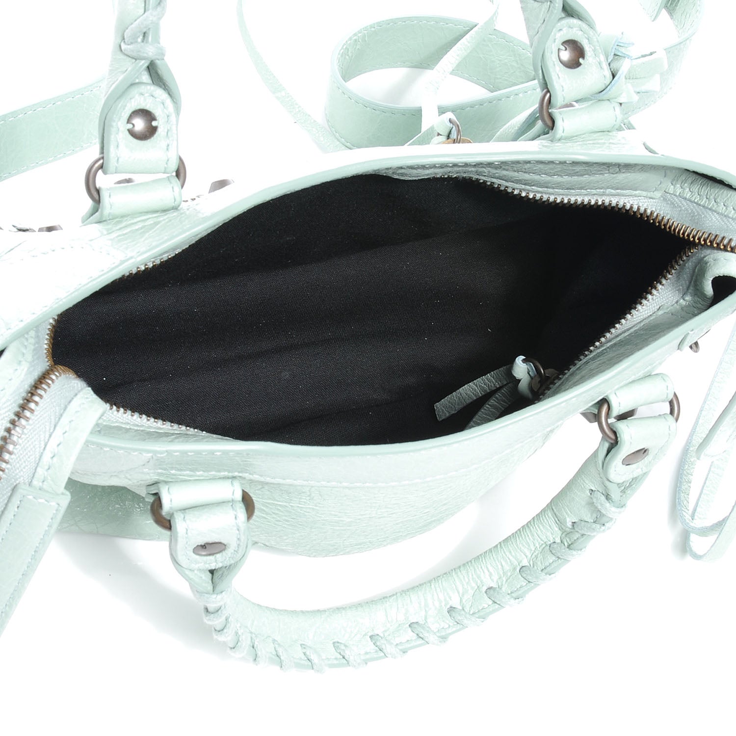 Balenciaga Agneau Mini City Vert Jade 5 of 7