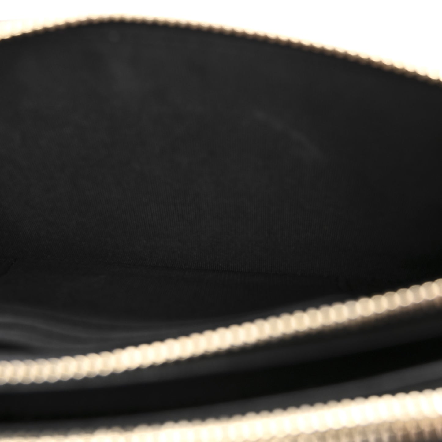 Caviar Quilted CC Filigree Clutch With Chain Beige Black