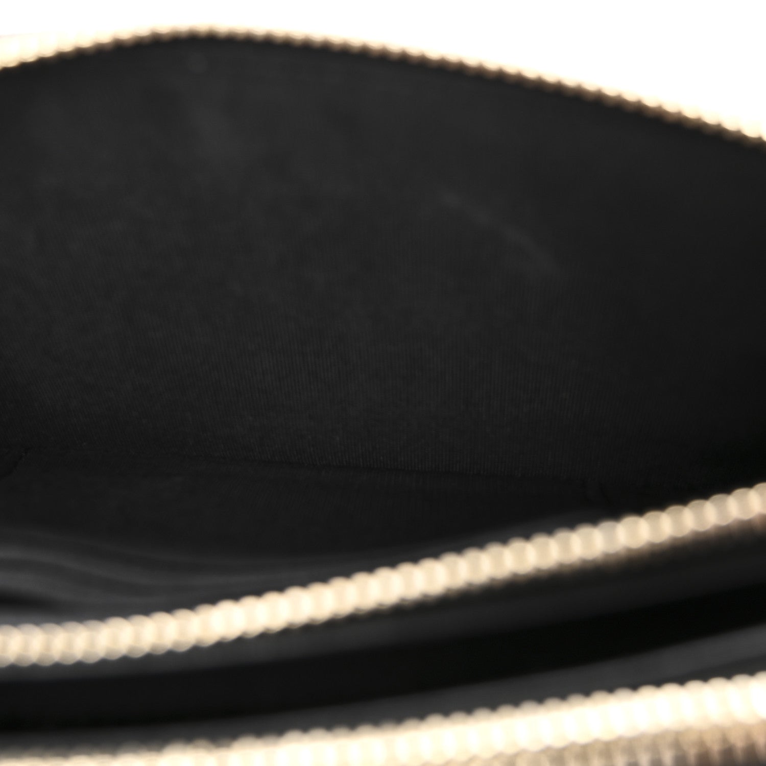 Chanel Caviar Quilted CC Filigree Clutch With Chain Beige Black 6 of 13