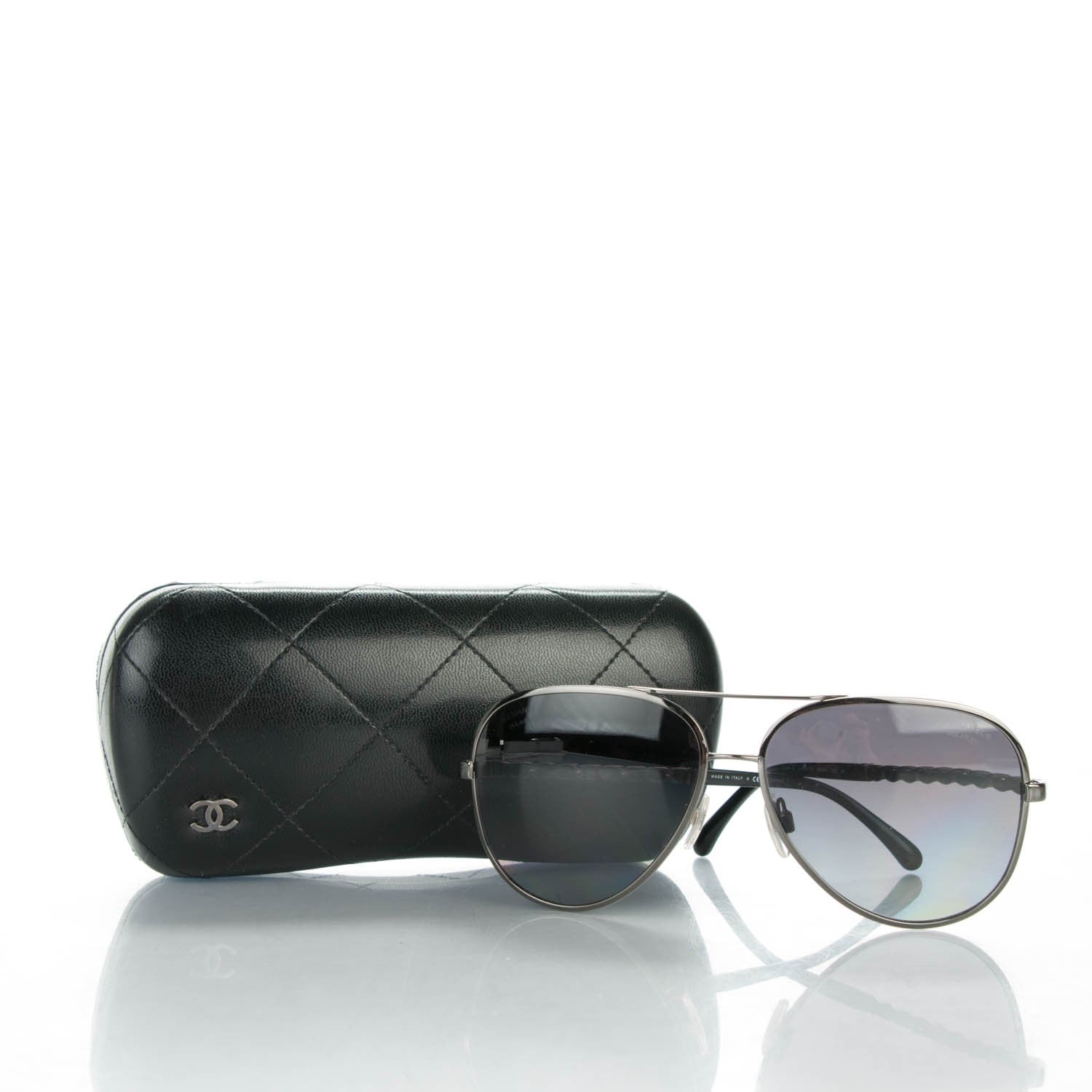 Chanel Chain Sunglasses 4194Q Black 5 of 5