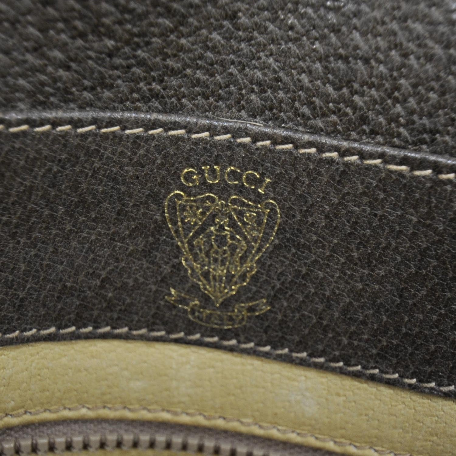 Gucci Monogram Shoulder Bag Brown 7 of 9