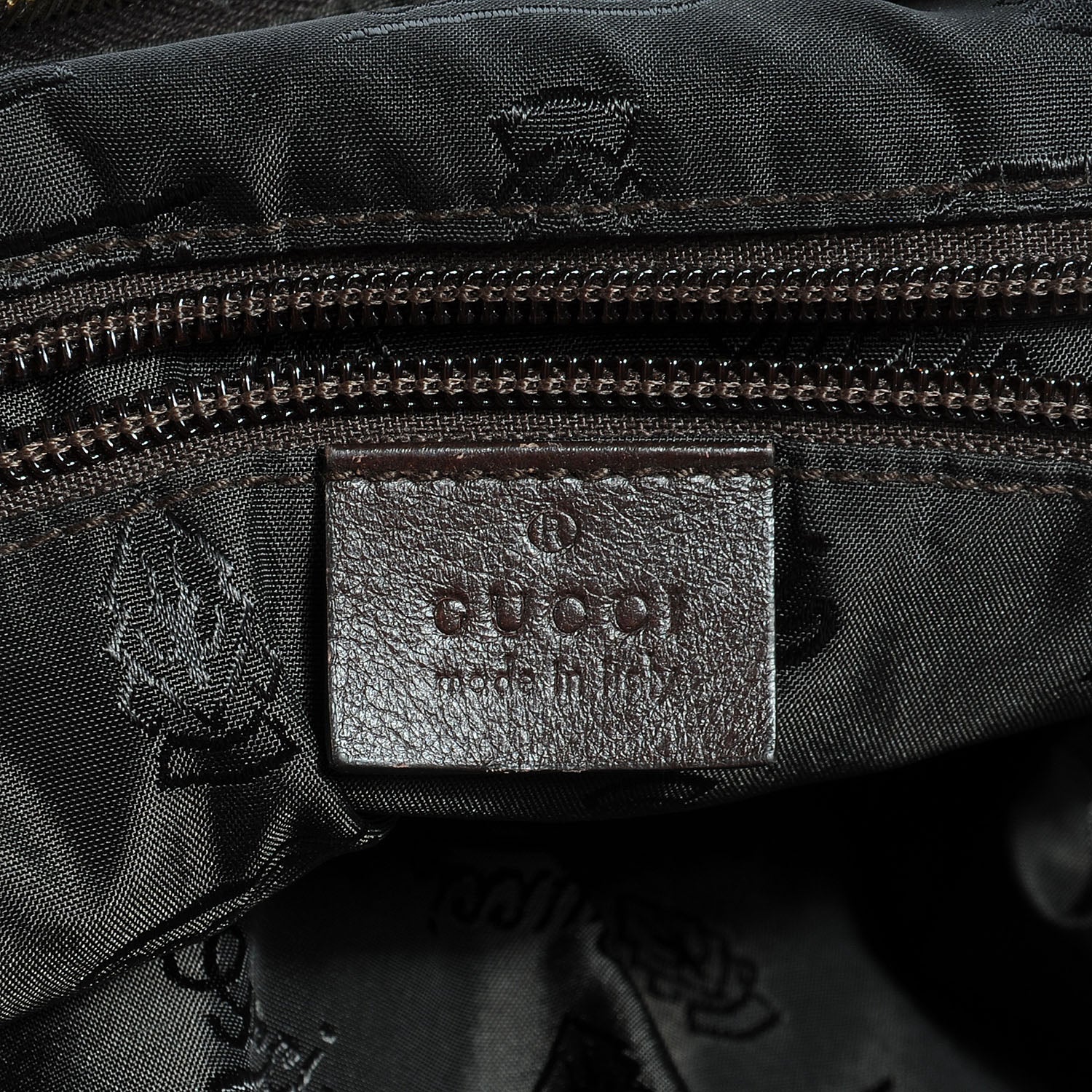Gucci Guccissima Large Carry On Duffle Chocolate 6 of 8