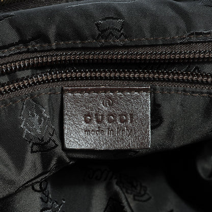 Gucci Guccissima Large Carry On Duffle Chocolate 6 of 8