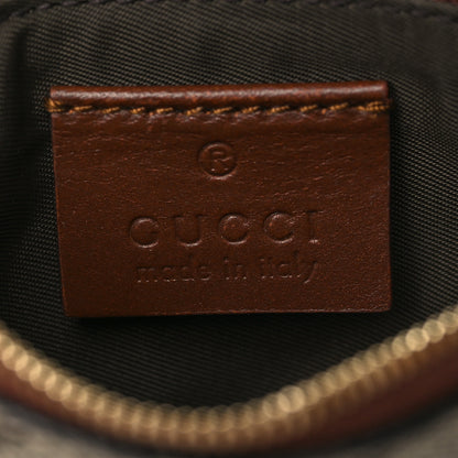 Gucci GG Supreme Monogram Key Case Beige Ebony Cuir 6 of 8