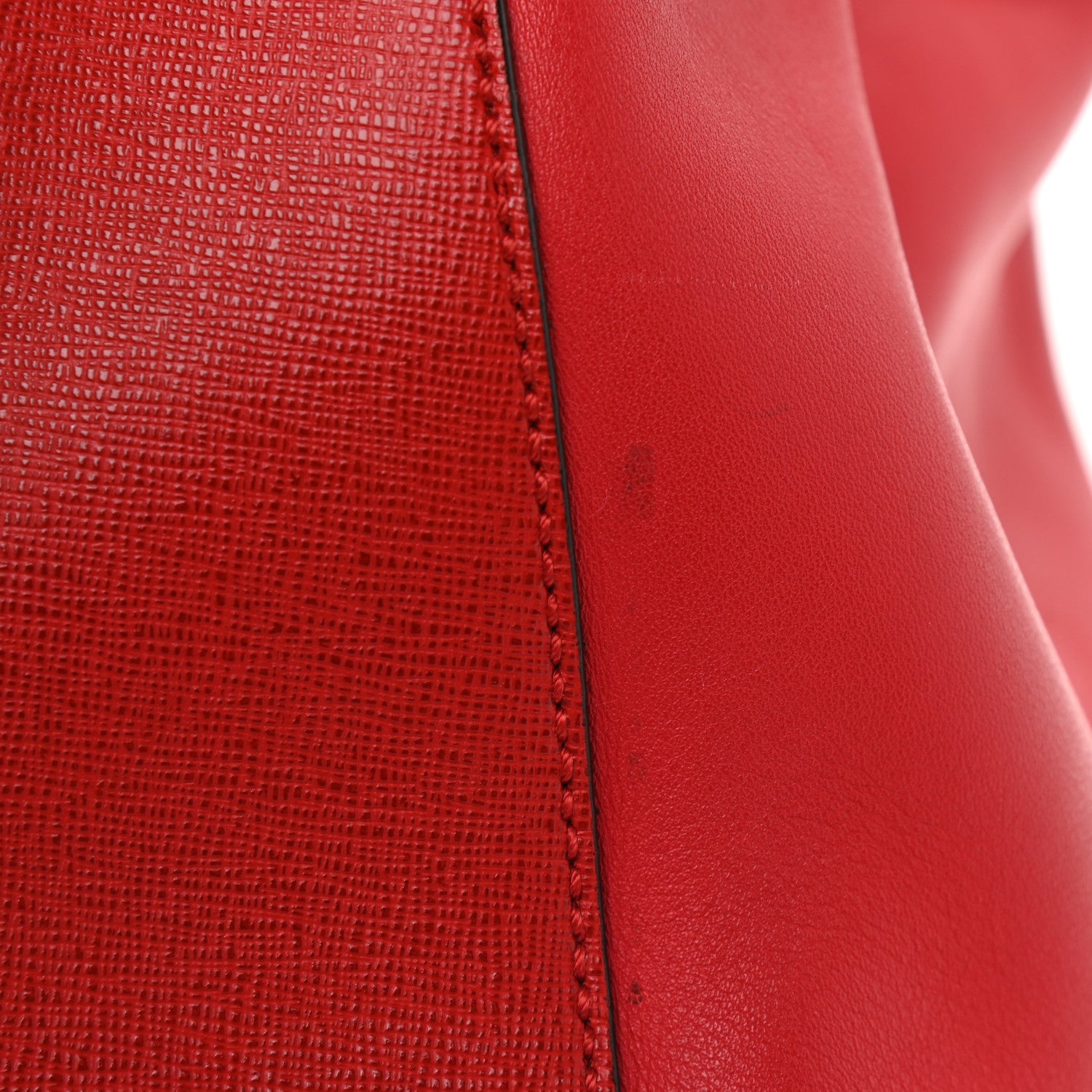 Fendi Vitello Elite Flamingo Regular 2Jours Tote Rosso Fiamma 12 of 14