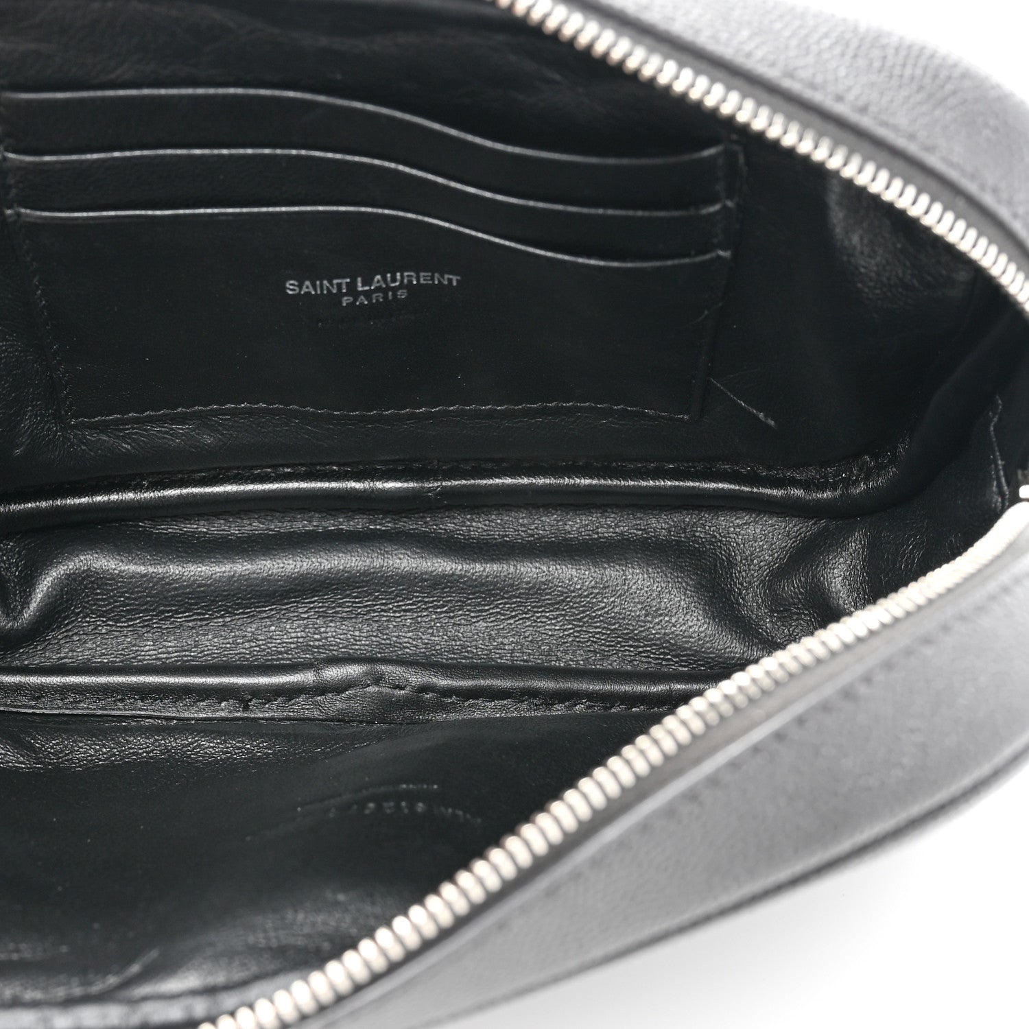 Saint Laurent Grain De Poudre Matelasse Monogram Mini Lou Camera Bag Asphalt 5 of 10