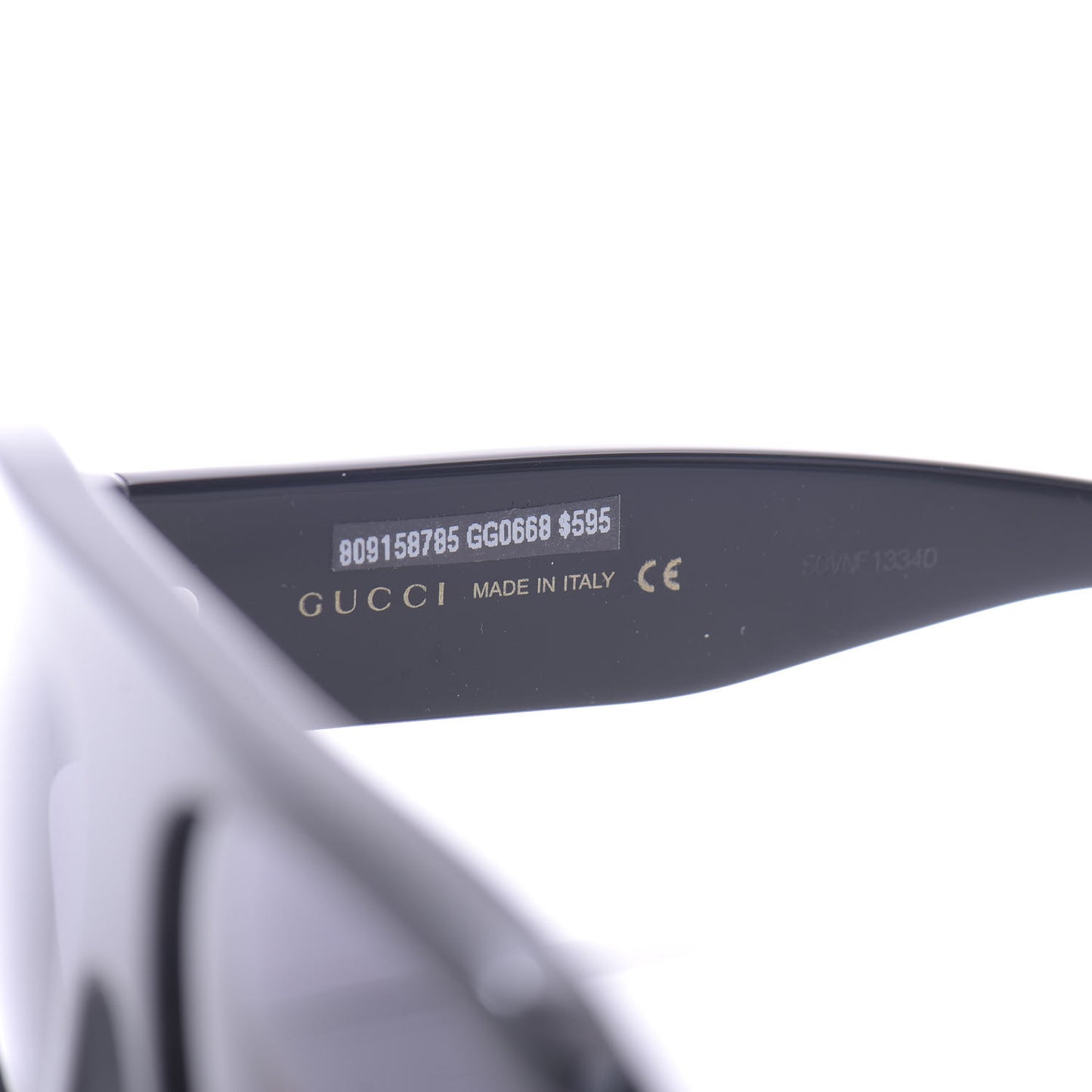 Acetate Aviator Sunglasses GG0668S Black