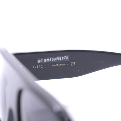 Gucci Acetate Aviator Sunglasses GG0668S Black 6 of 11