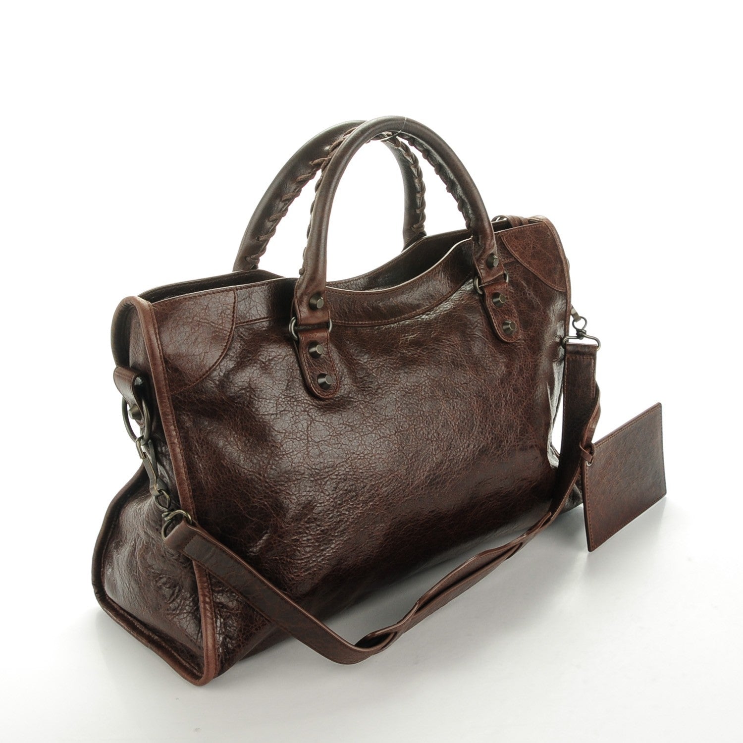 Balenciaga Agneau Classic Hardware City Cigare Fonce 3 of 8
