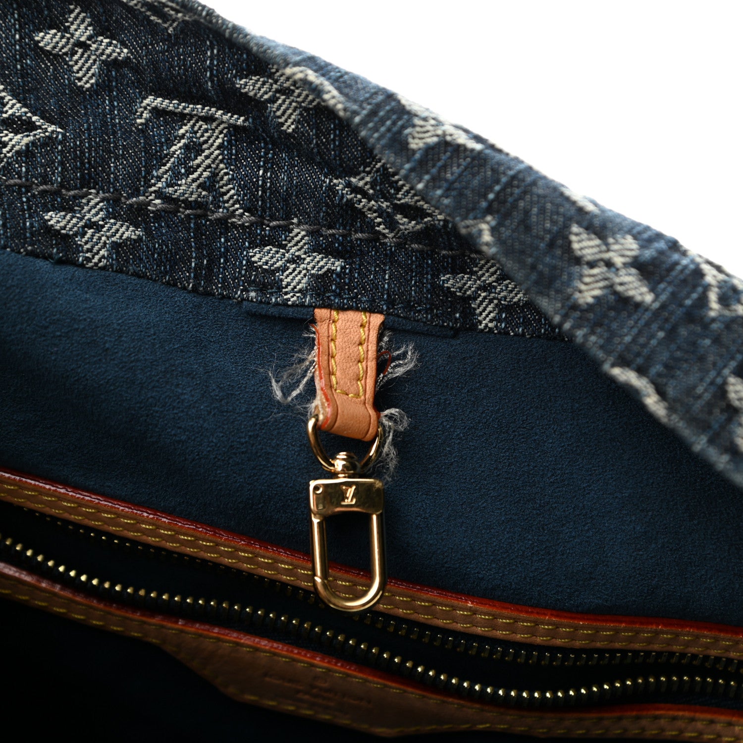 Louis Vuitton Denim Daily GM Gris Blue 6 of 12