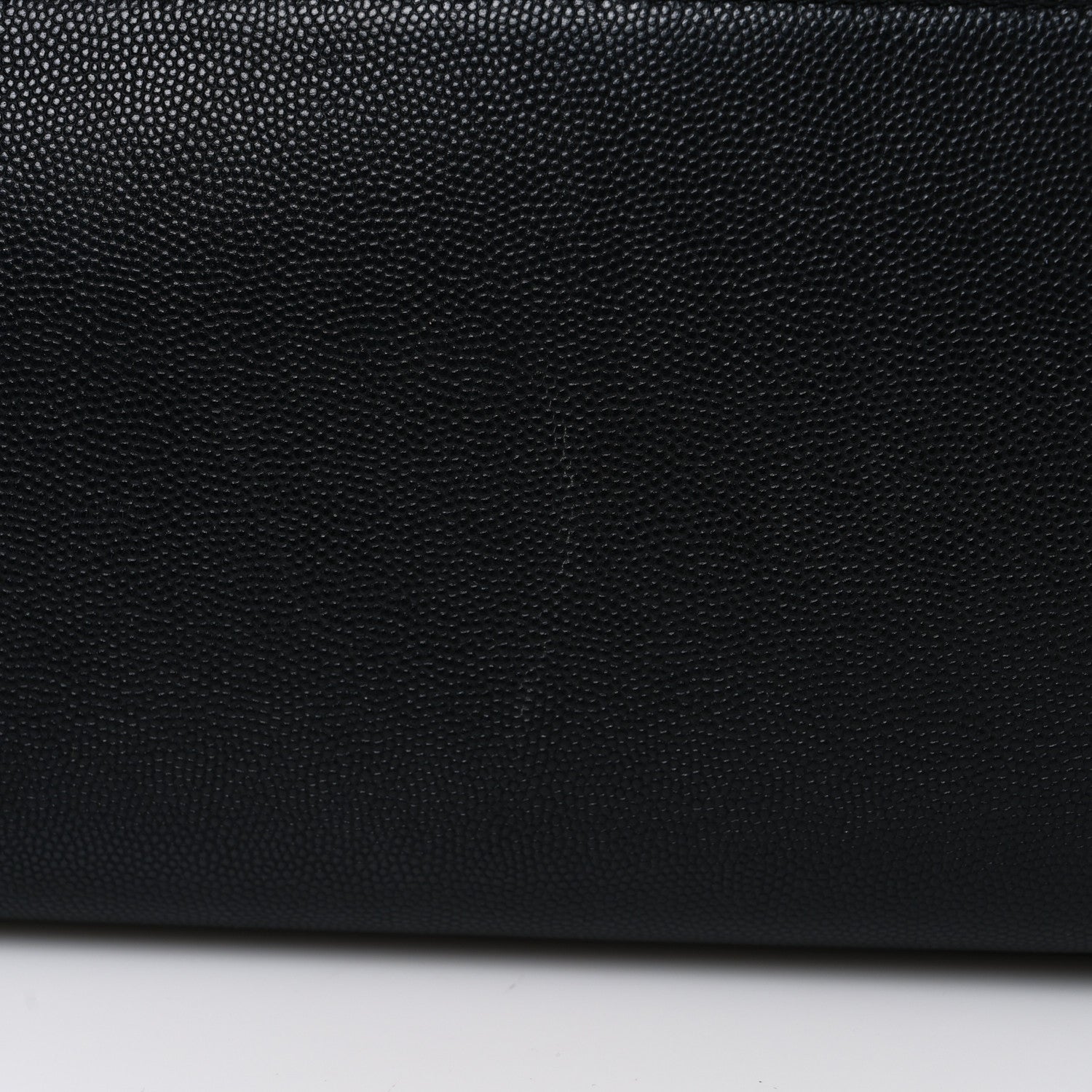Saint Laurent Grain De Poudre Medium West Hollywood Monogram Fold-Over Black 17 of 17