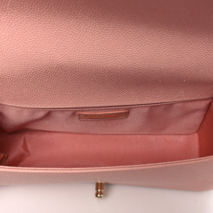 Chanel Caviar Quilted Medium Boy Flap Light Pink 5 of 11