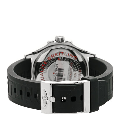 Breitling Stainless Steel Rubber 42mm Super Ocean Chronometer Automatic Watch Black A1736402/BA29 3 of 5
