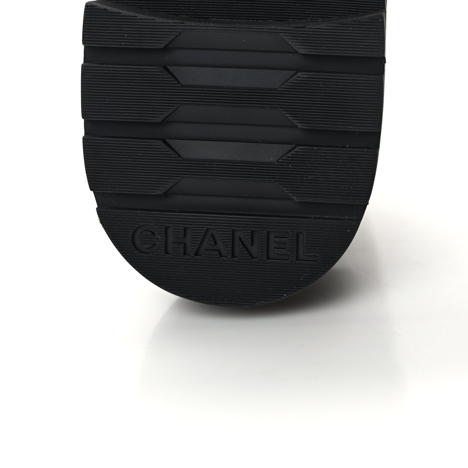 Chanel Fabric Grosgrain Quilted Cap Toe Lace Up Combat Boots 38 Gray 6 of 9