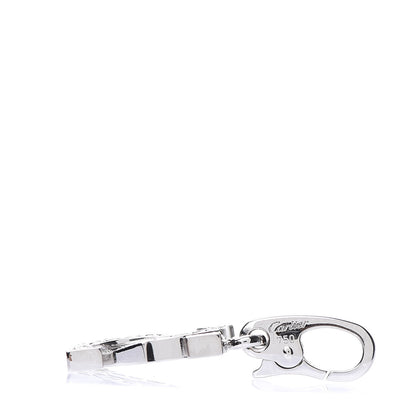 Cartier 18K White Gold Diamond Logo Charm 4 of 4