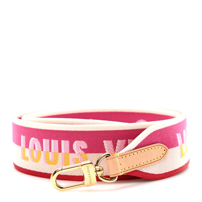 Louis Vuitton Jacquard Speedy Bandouliere 20 Shoulder Strap Fuchsia 1 of 3