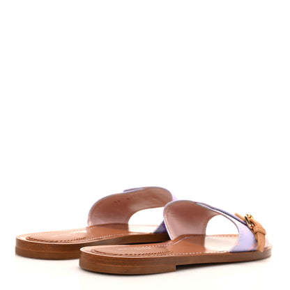 Louis Vuitton Monogram Spring in the City Lock It Flat Mule 36 Sunrise Pastel 4 of 7