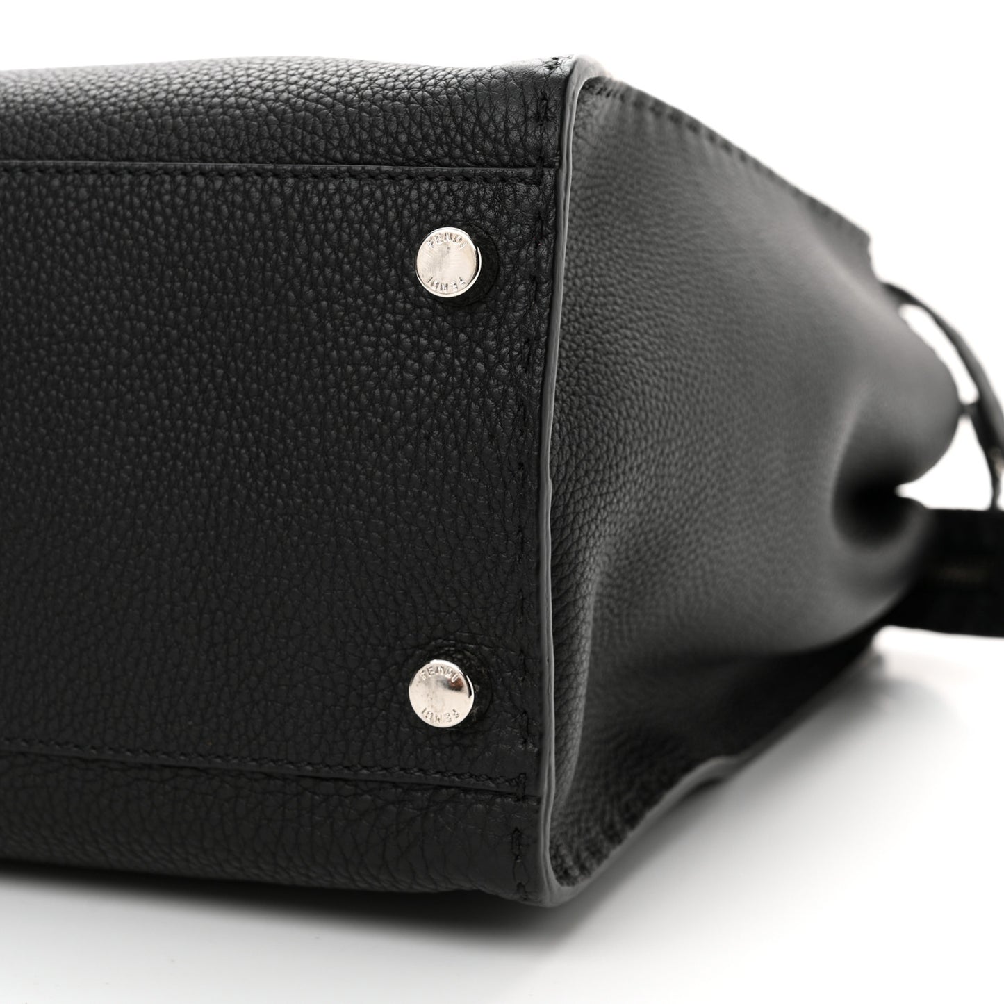 Cuoio Romano Selleria Vitello Zeus Large Mens Peekaboo Iconic Essential Satchel Black Rosso