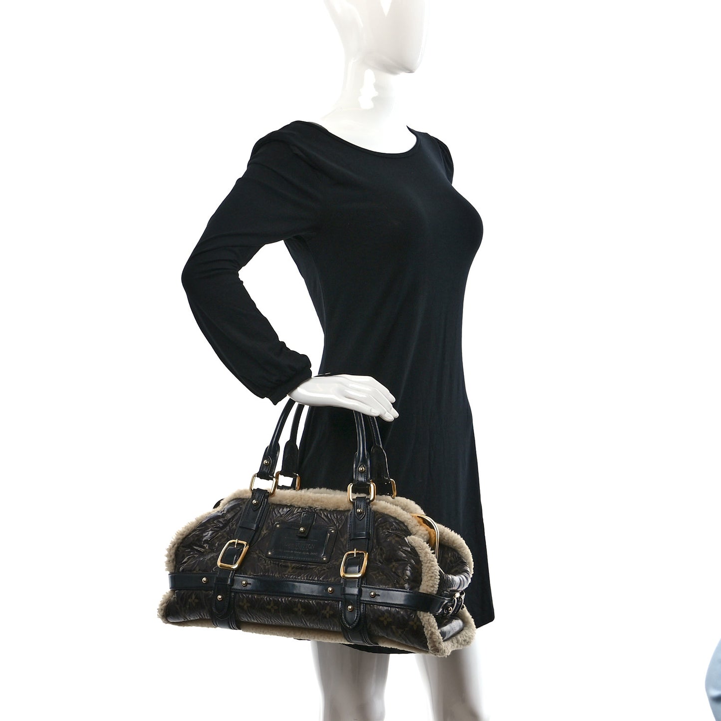 Monogram Shearling Storm Bag