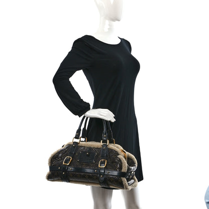 Louis Vuitton Monogram Shearling Storm Bag 2 of 8