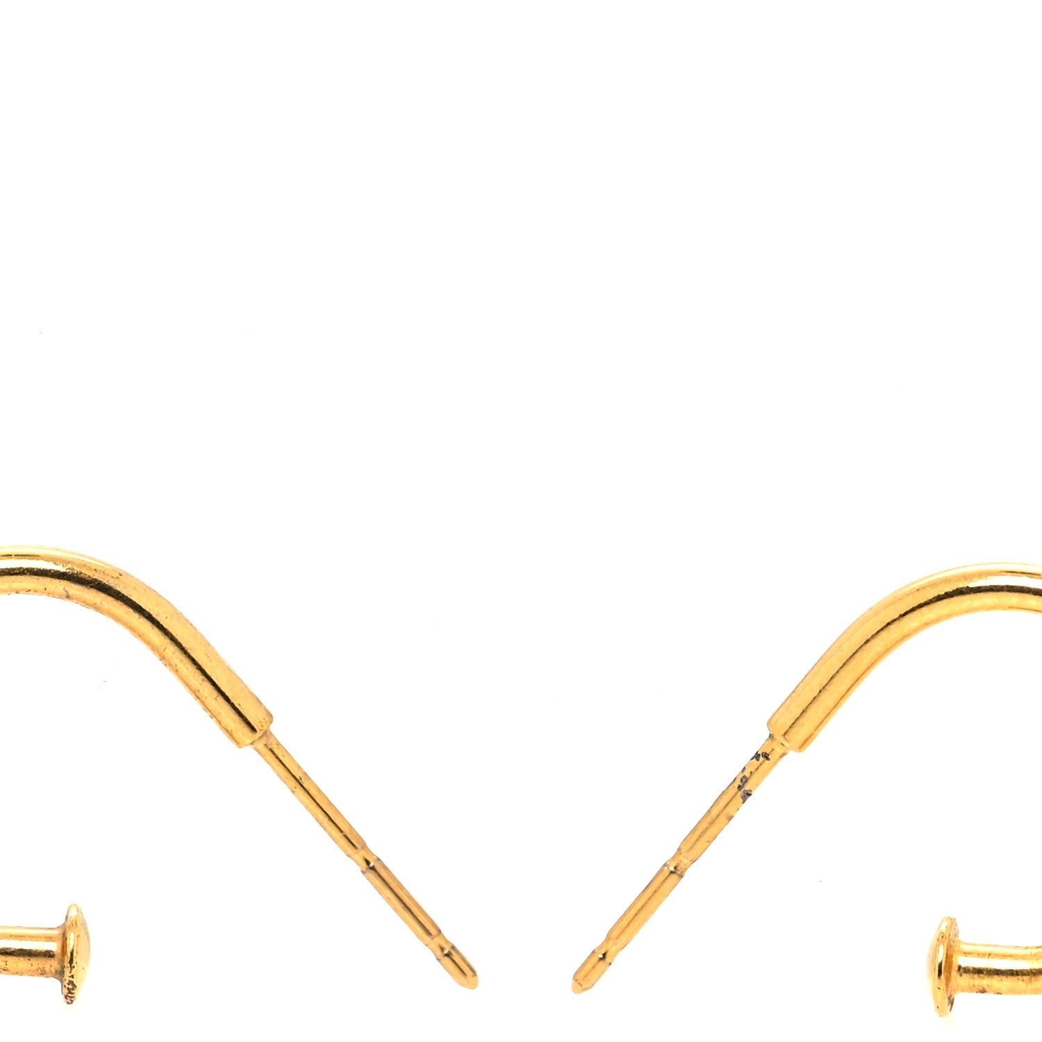 Chanel Metal Drop CC Earrings Gold 3 of 4