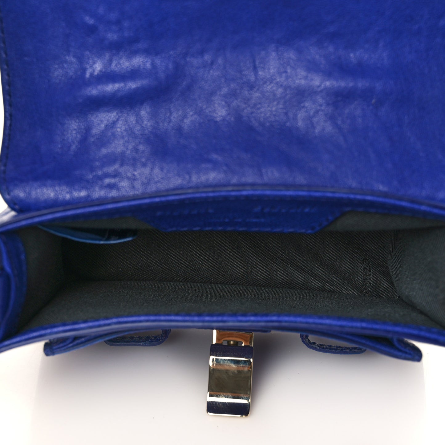 Lambskin Micro PS1 Satchel Sapphire