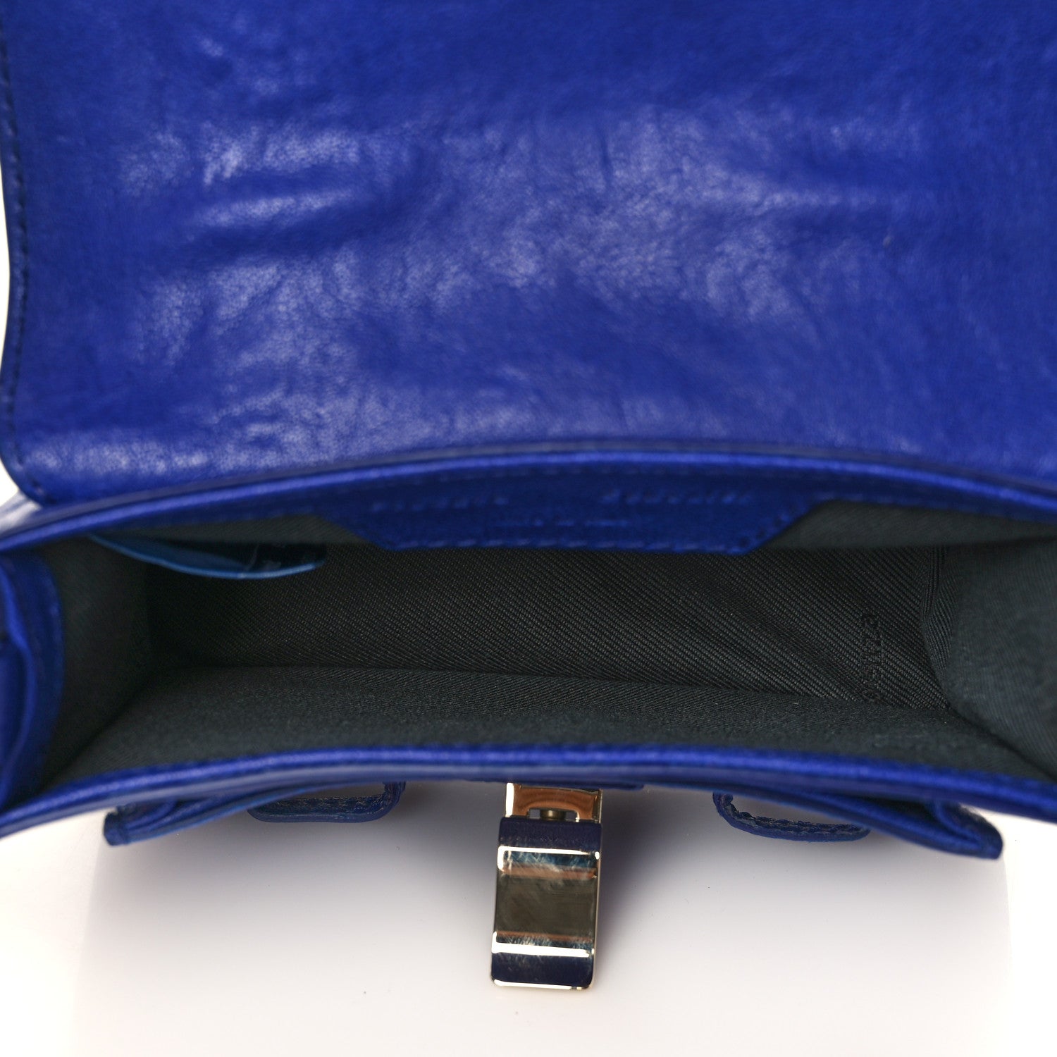 Proenza Schouler Lambskin Micro PS1 Satchel Sapphire 5 of 9