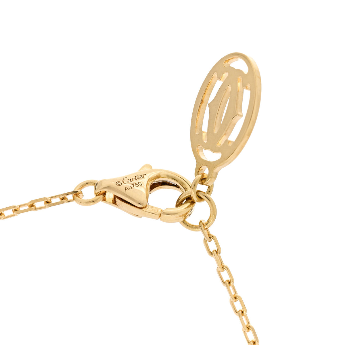 18K Yellow Gold Diamond SM D'Amour Pendant Necklace