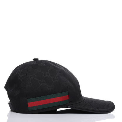 Gucci Monogram Web Baseball Hat M Black 4 of 8