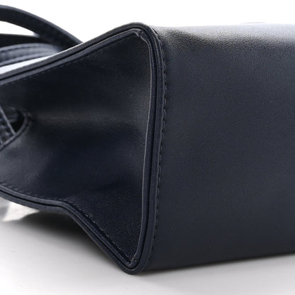 Telfar Vegan Leather Small Shopping Bag Navy 7 of 8