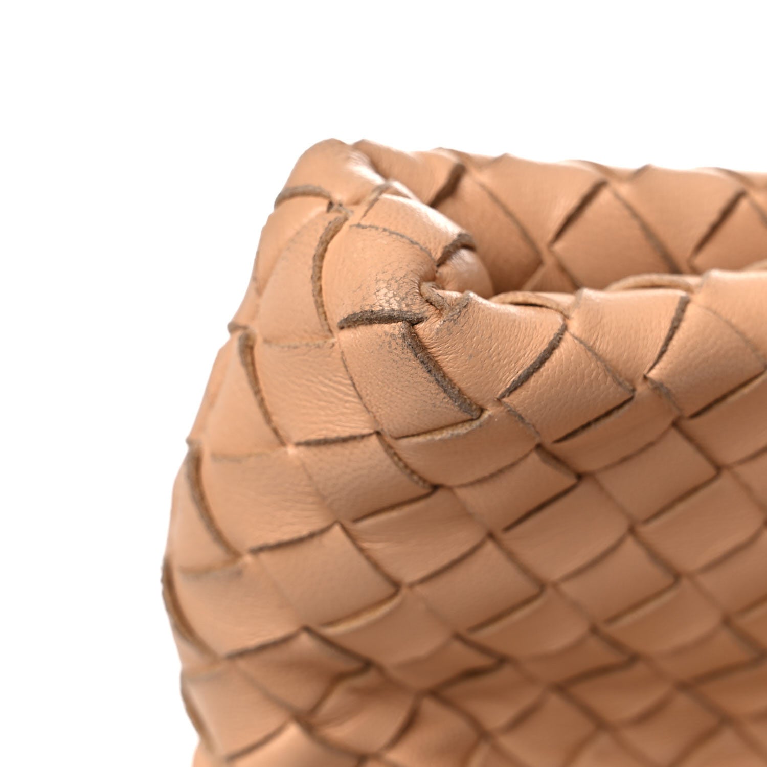 Bottega Veneta Nappa Intrecciato The Fold Crossbody Almond 16 of 24