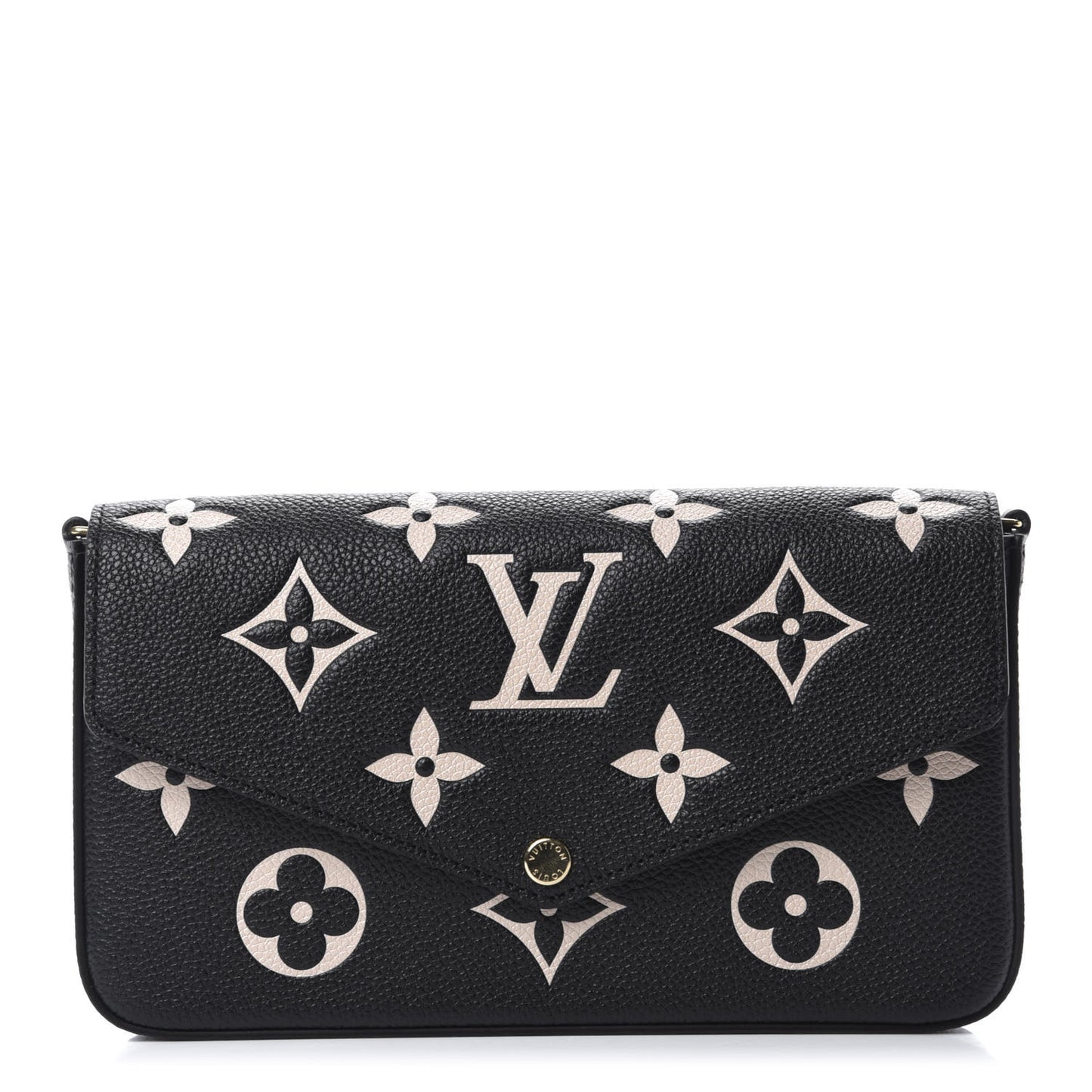 Empreinte Monogram Giant Felicie Pochette Black Beige