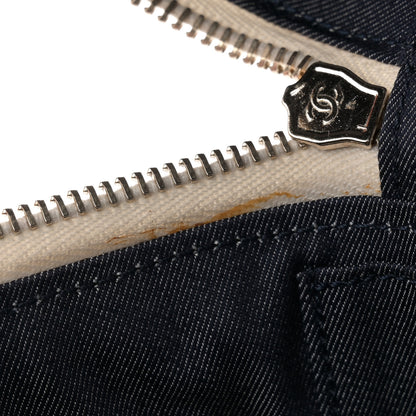 Chanel Tweed Lambskin Timeless Vanity Cosmetic Case White 12 of 12