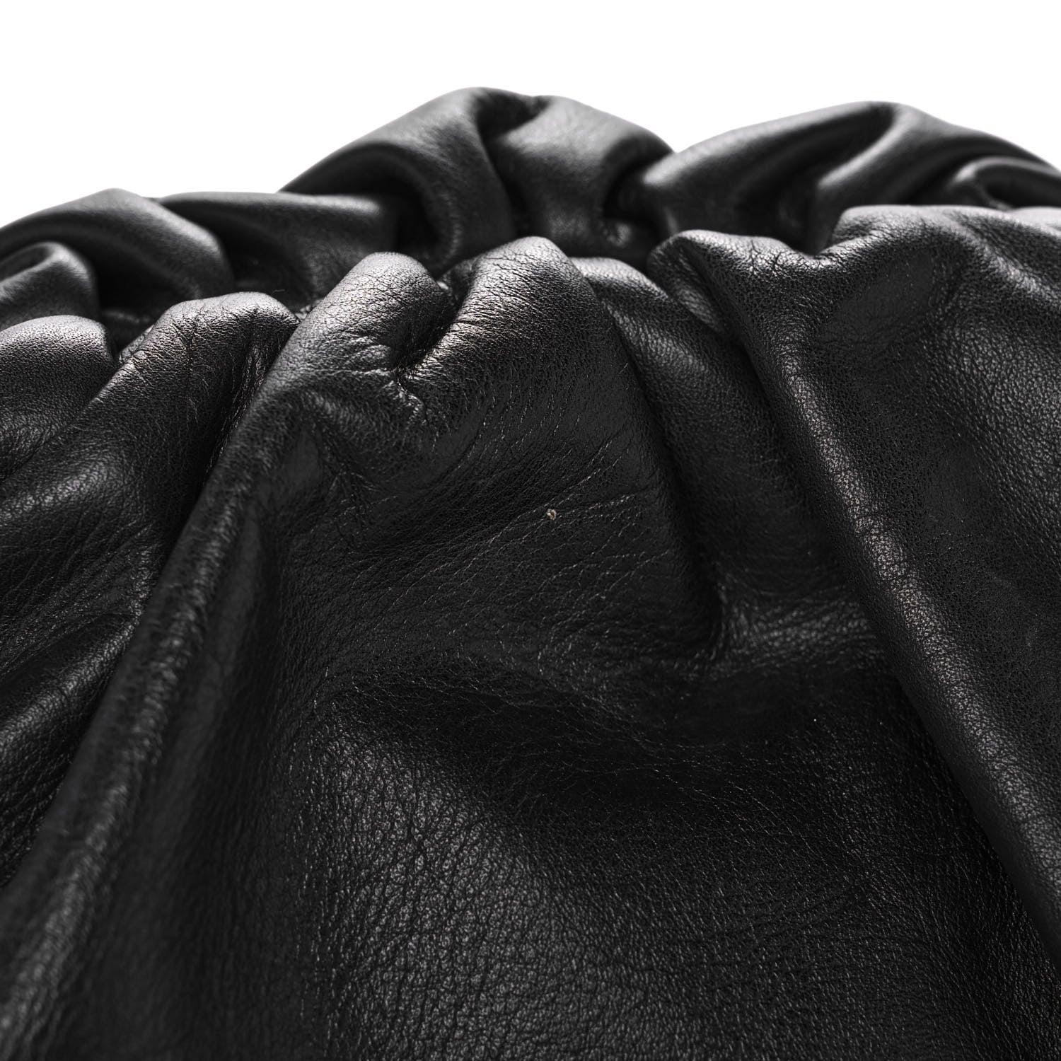 Bottega Veneta Smooth Butter Calf The Pouch Oversized Clutch Black 11 of 13