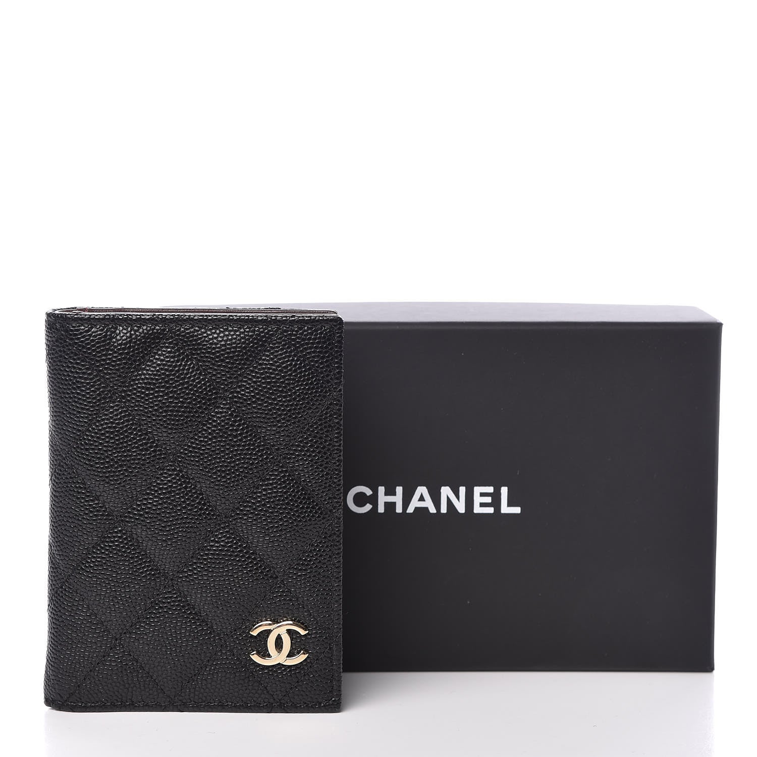 Chanel Caviar Quilted Card Holder Wallet Black 8 of 8