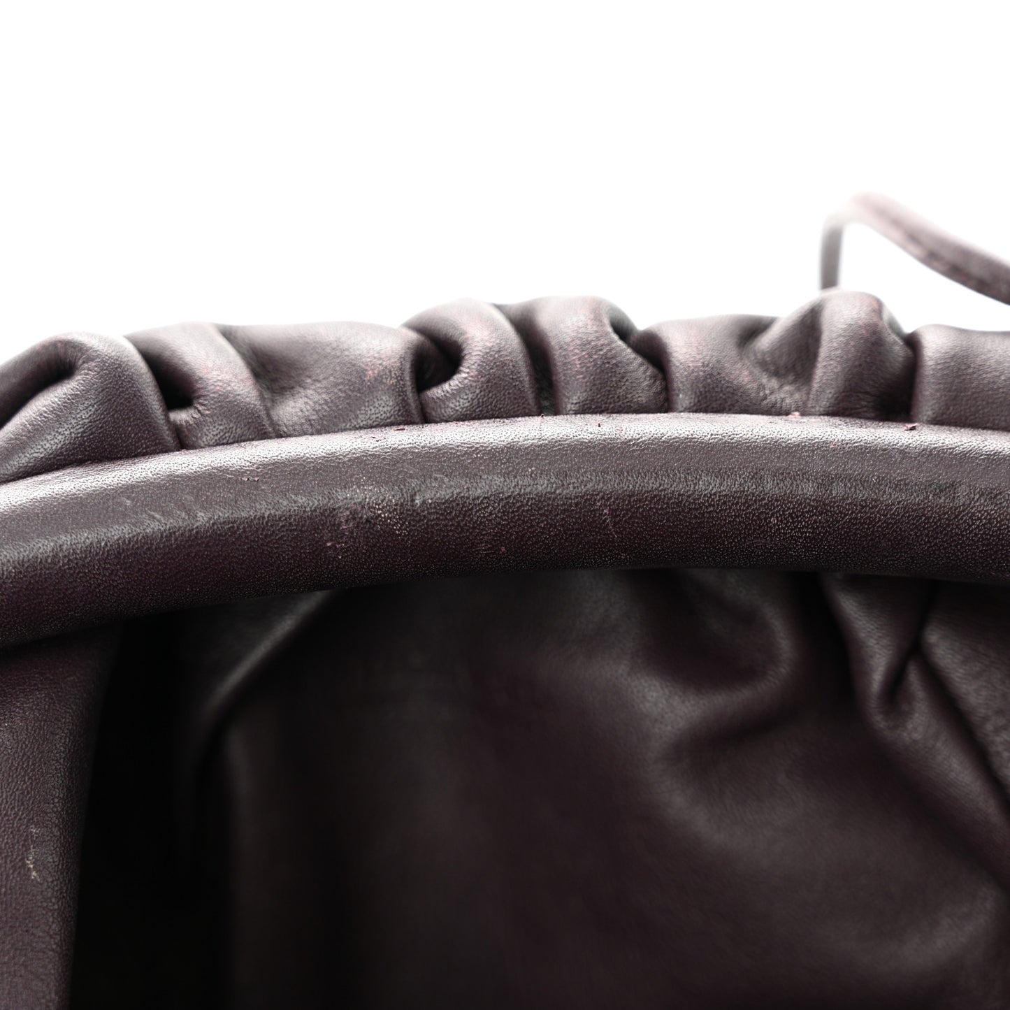 Butter Calfskin The Mini Pouch Grape