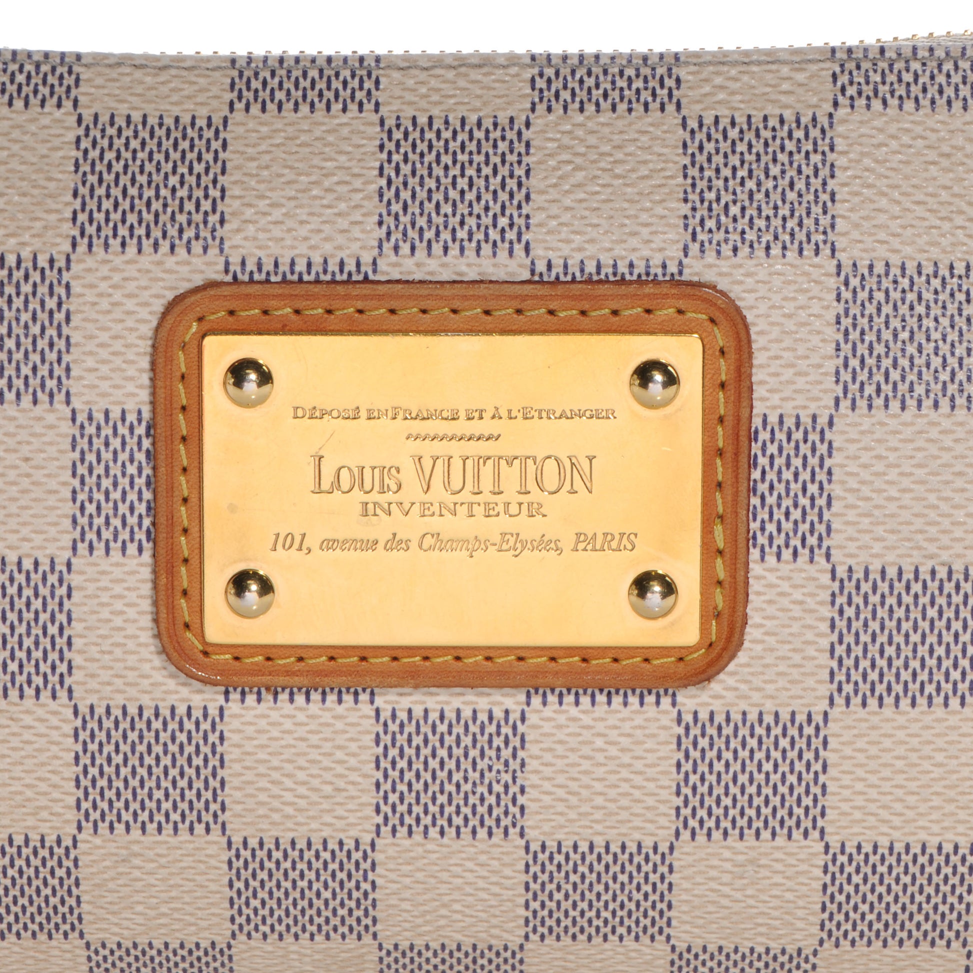 Louis Vuitton Damier Azur Eva Clutch 6 of 8