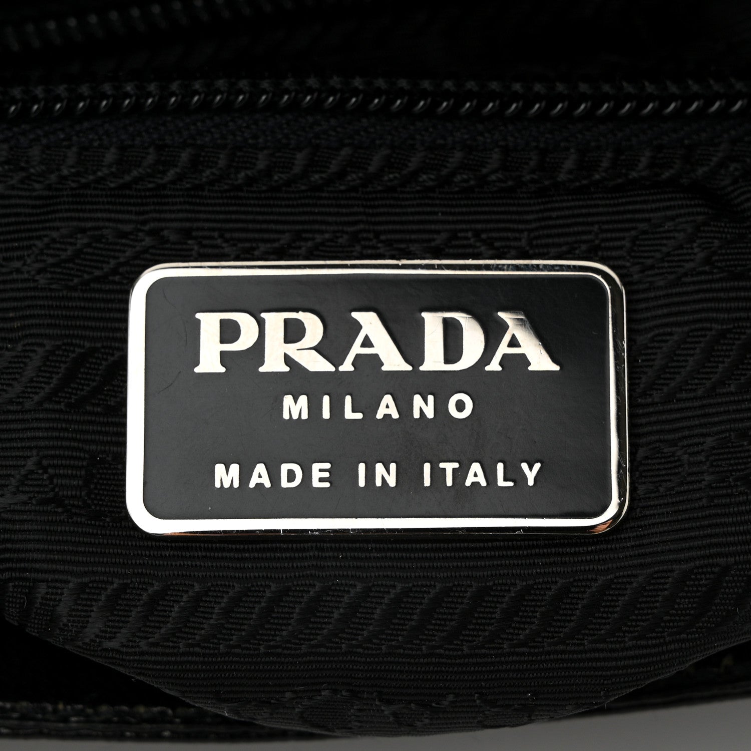Prada Spazzolato Fliplock Flap Shoulder Bag  Black 6 of 10