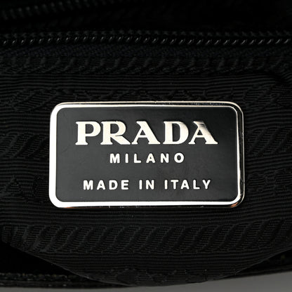 Prada Spazzolato Fliplock Flap Shoulder Bag  Black 6 of 10