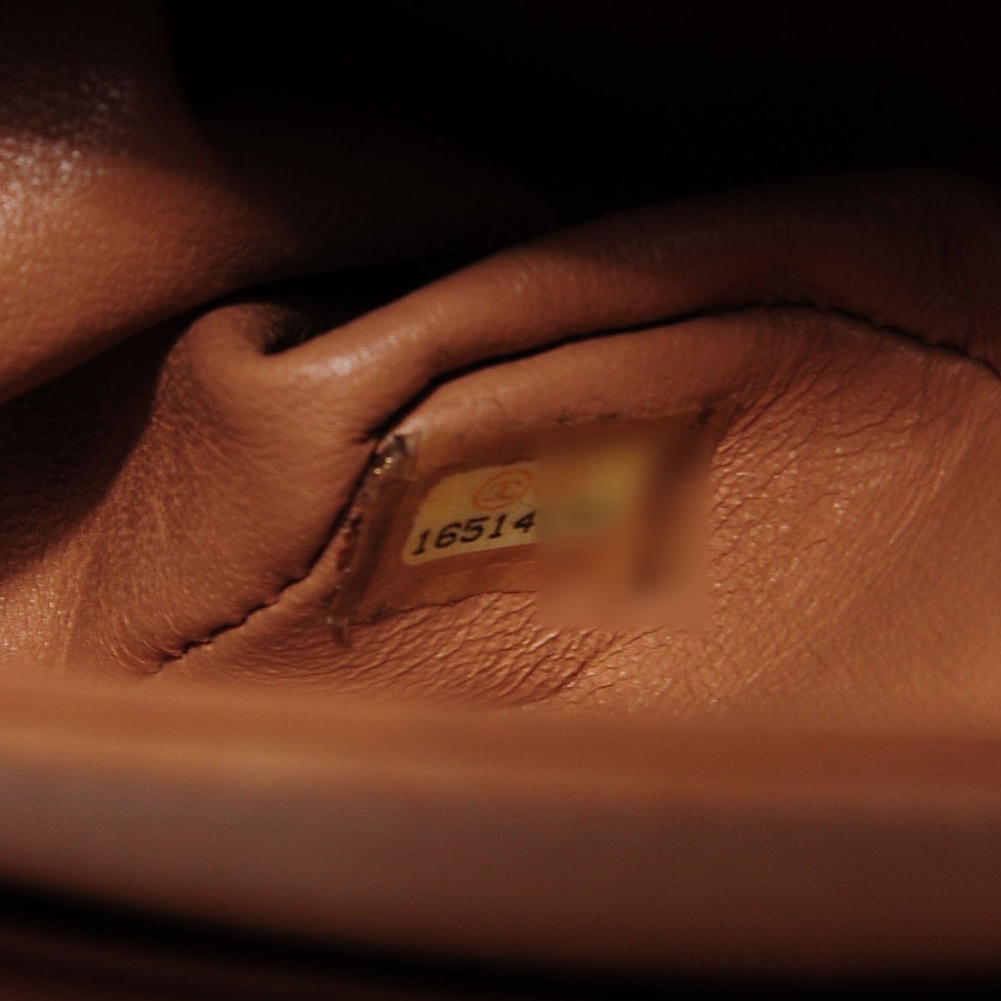 Lambskin Quilted Jumbo Double Flap Dark Beige