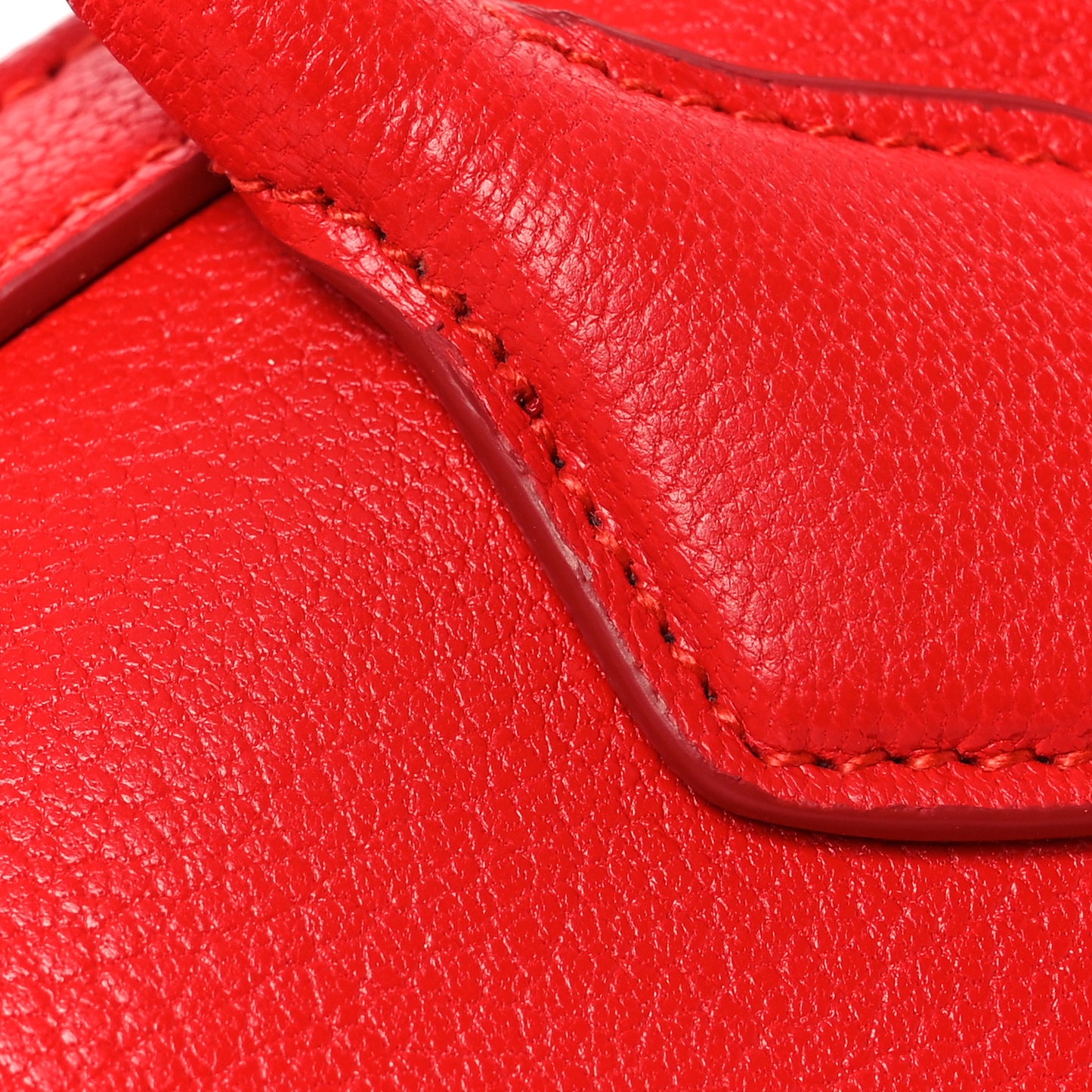 Goatskin Small Le Teckel Bag Rouge