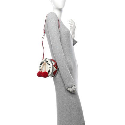 Dolce & Gabbana Patent Calfskin Dolce Drum Satchel White Red Black Multicolor 2 of 10