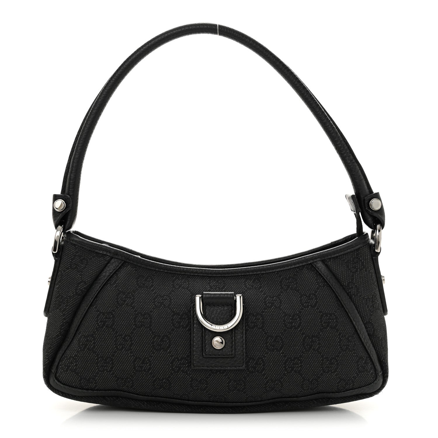 Gucci Monogram Small D Ring Hobo Black 1 of 17