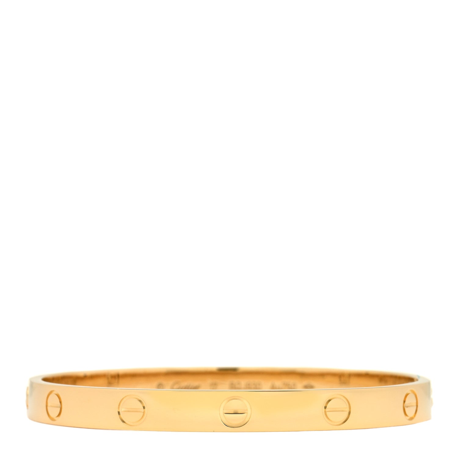 Cartier 18K Yellow Gold LOVE Bracelet 17 1 of 4