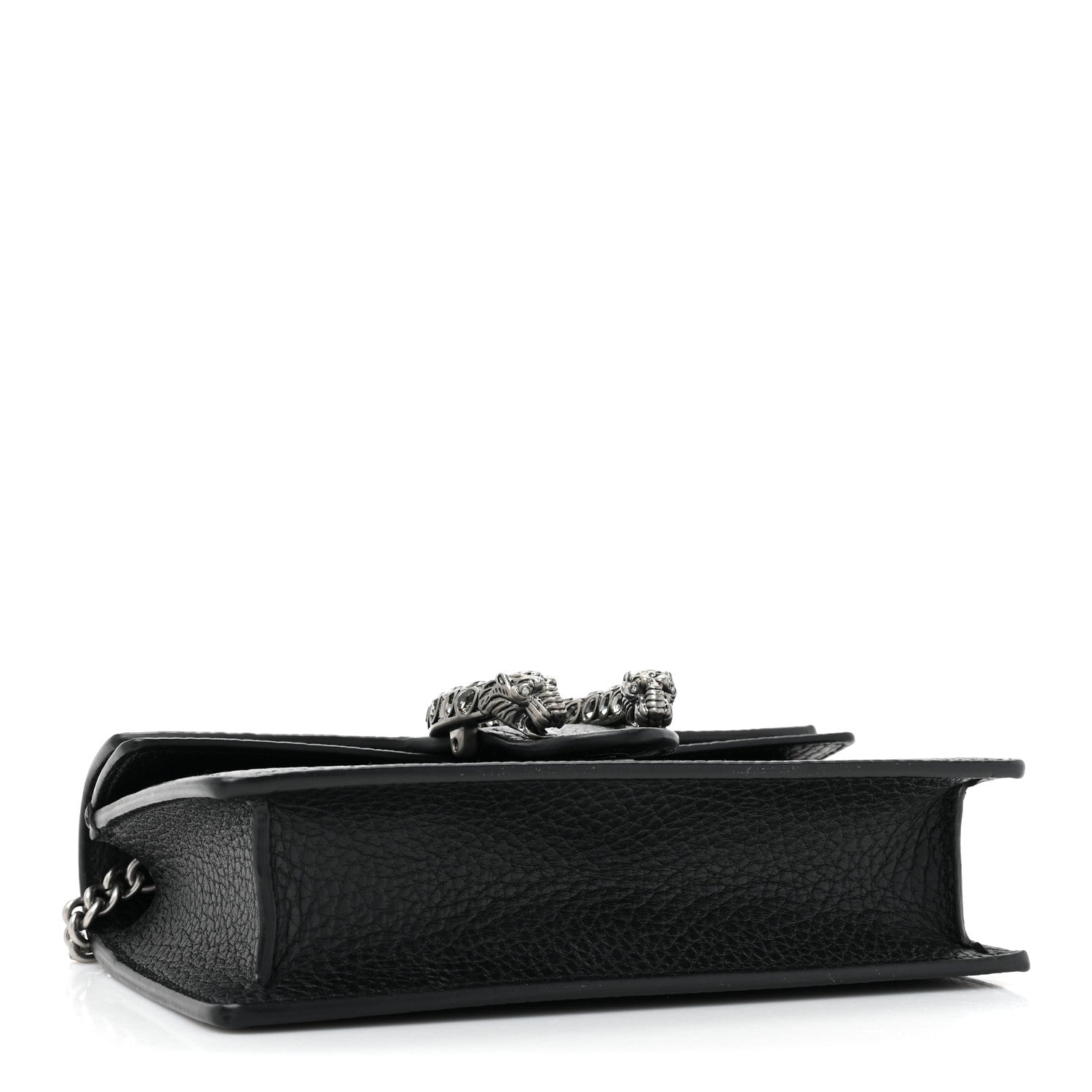 Gucci Calfskin Super Mini Dionysus Shoulder Bag Black 4 of 11