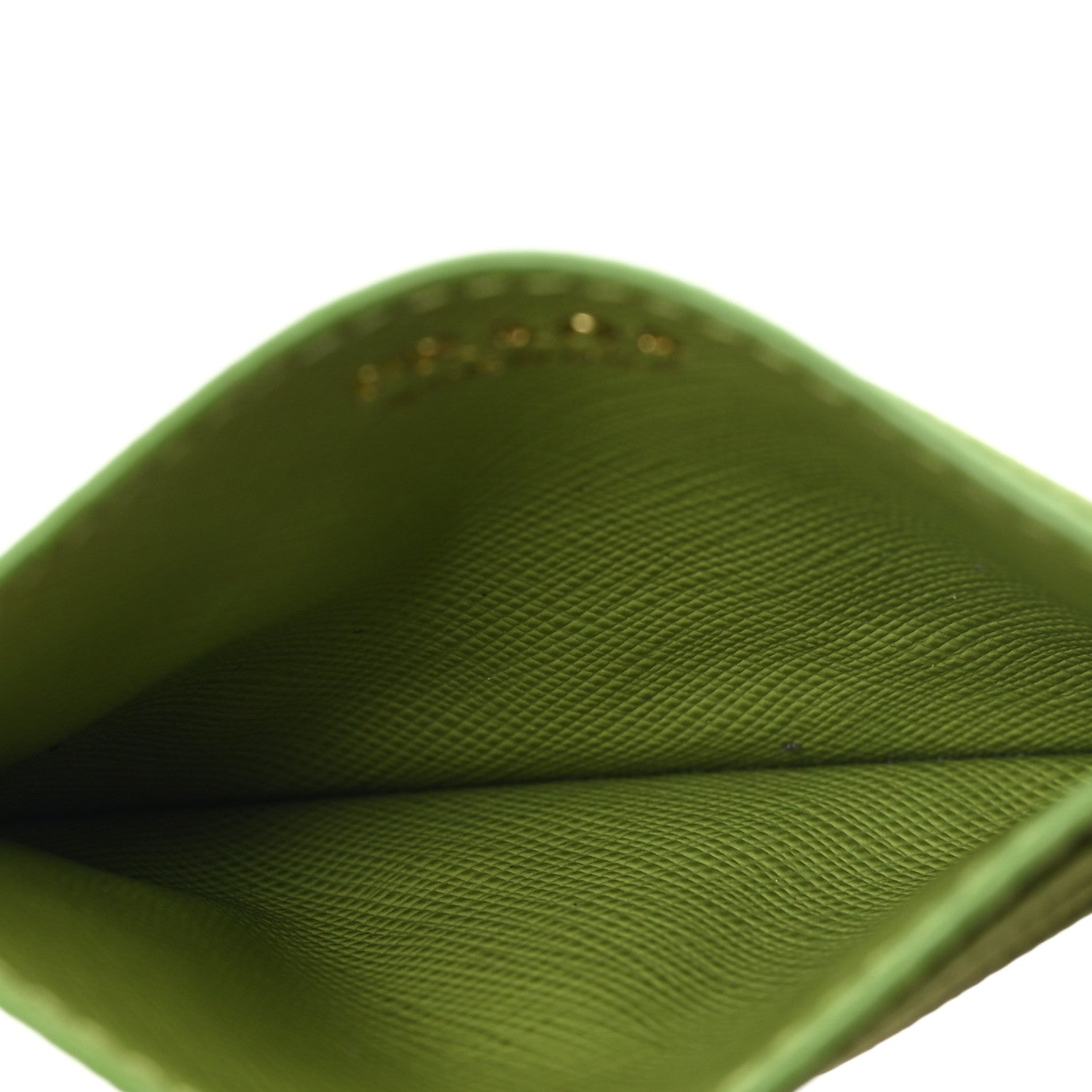 Prada Saffiano Triangle Card Case Edera 5 of 6